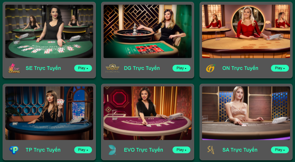 OK365 mở ra không gian sòng bài live casino siêu đỉnh với dàn Dealer quyến rũ