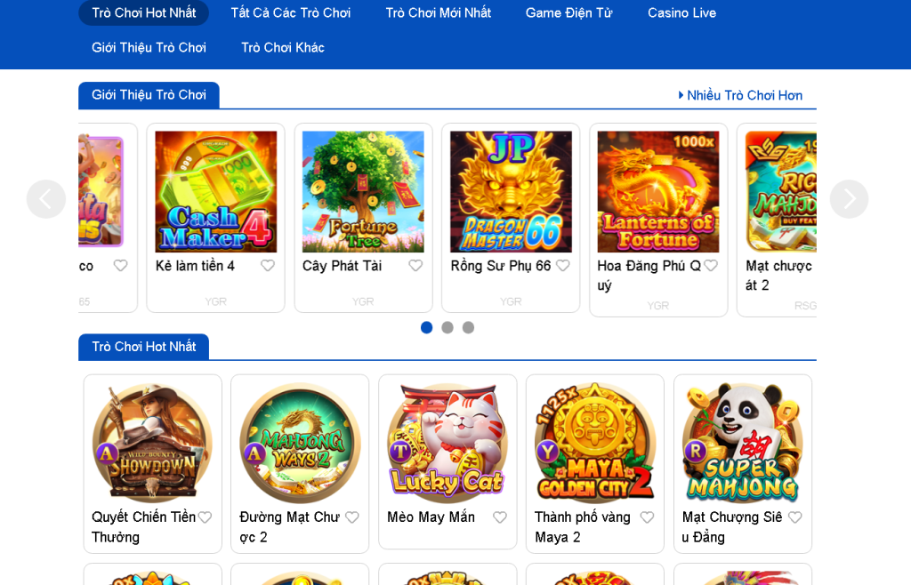 Tất cả những tựa game quay hũ hot trên thị trường đều có tại sảnh nổ hũ OK365